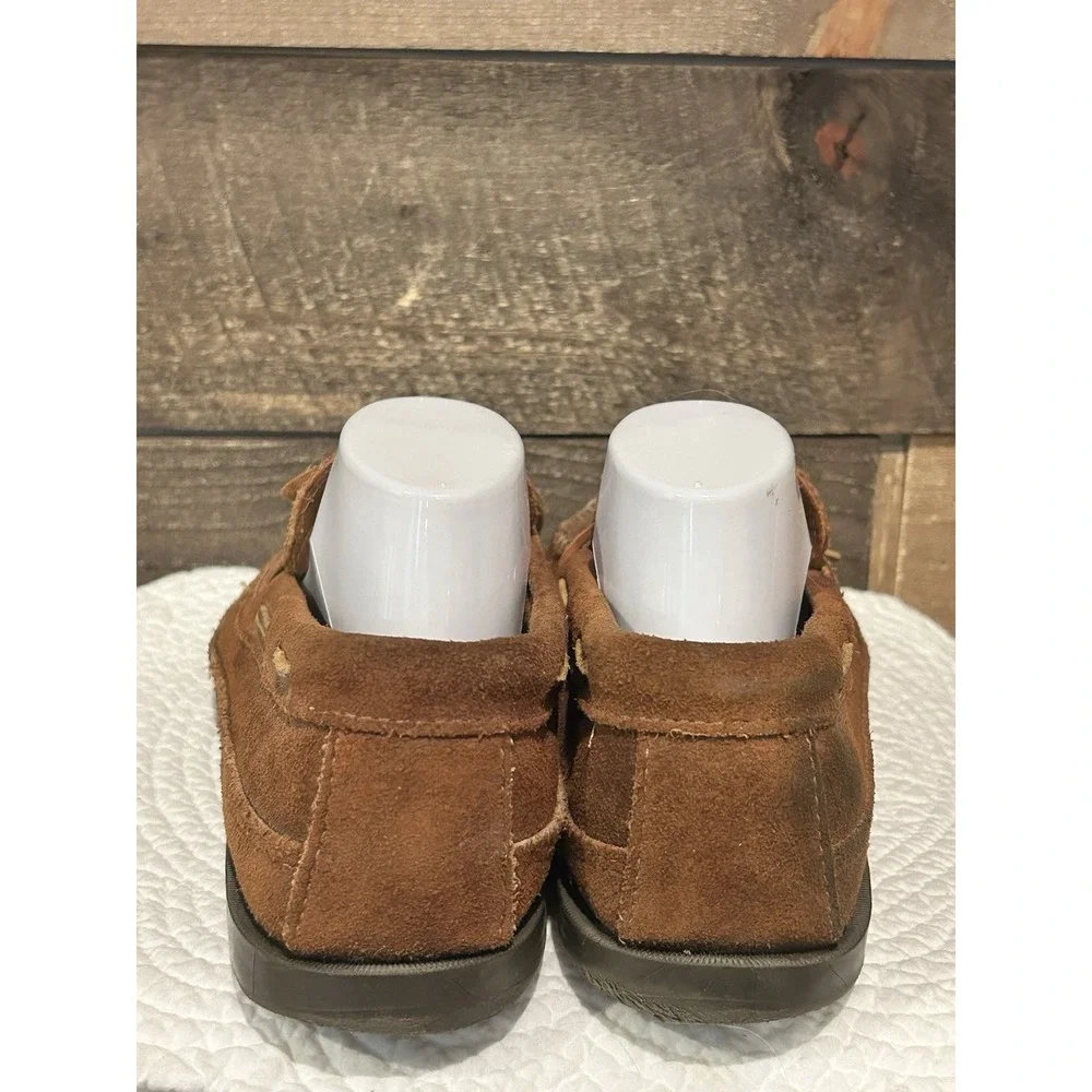 Men's Minnetonka Essential Hardsole Brown Ruff Size‎ 12